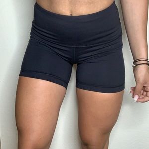 Spandex athletic shorts